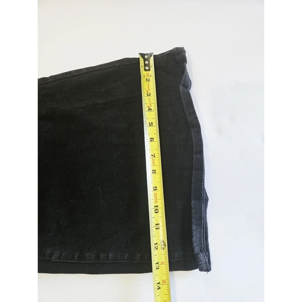 Judy Blue Jeans Womens Size 9/29 Pull On Super Black Cowbell Leg Opening - Picture 5 of 11